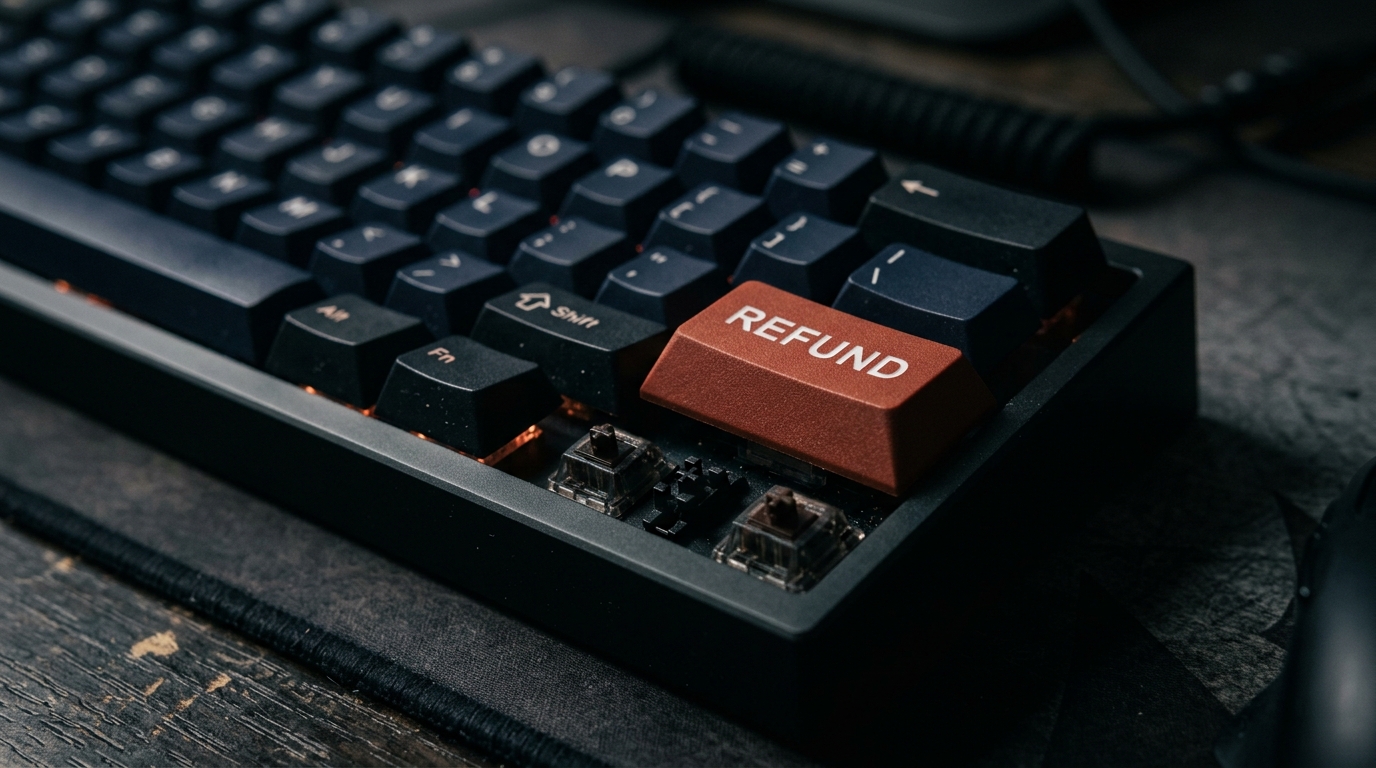 Keyboard with Refund key